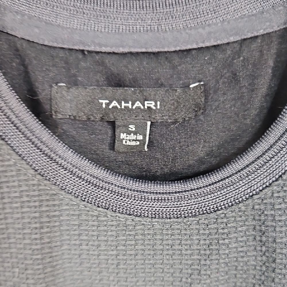 Tahari Men's Short Sleeve Gray Pull Over Shirt - Picture 2 of 8